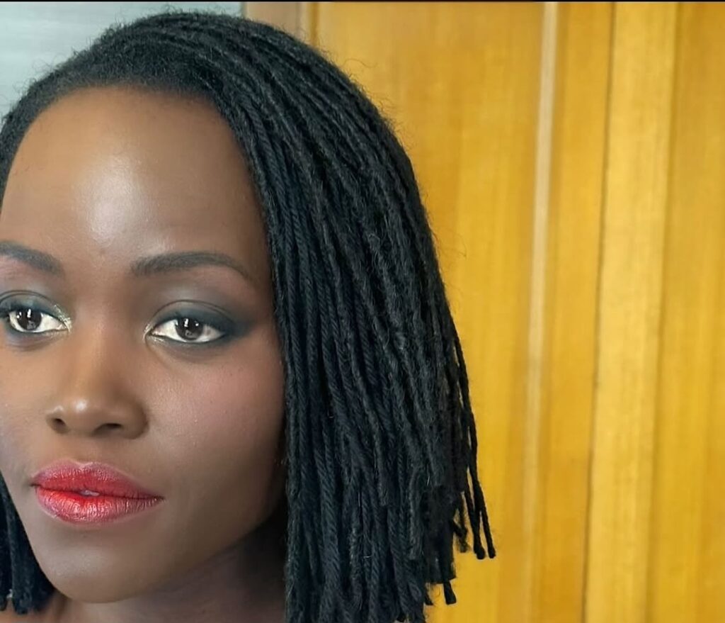 South African actress Lupita Nyong'o on locs