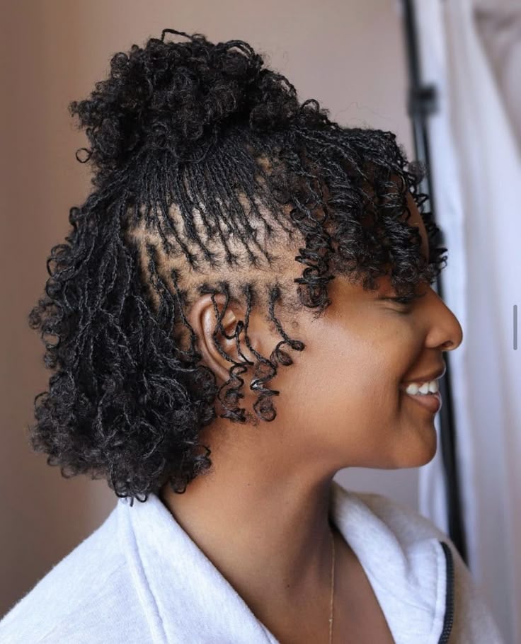 Short curly sisterlocks