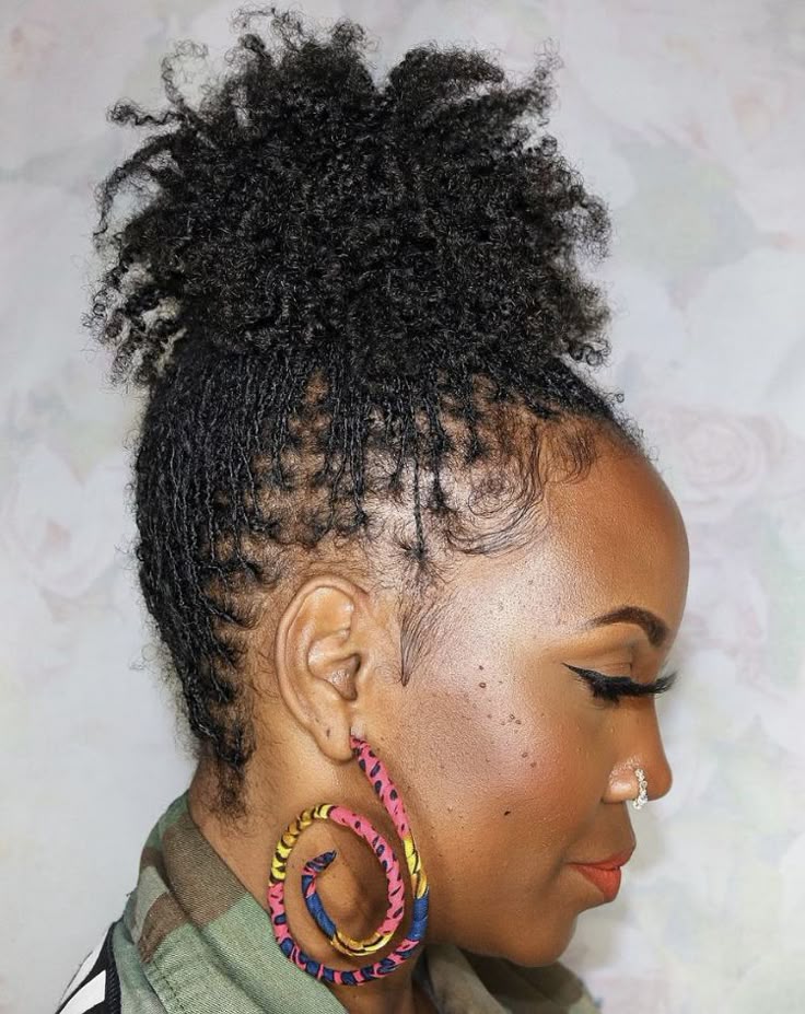 Sisterlocks updo styles for everyday wear and special occasions