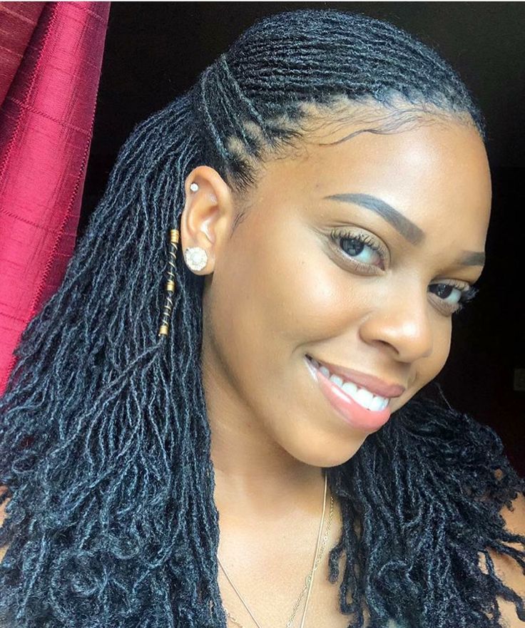 Temporary and Fake Sisterlocks Styles That Look Real