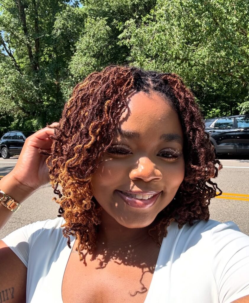curled locs