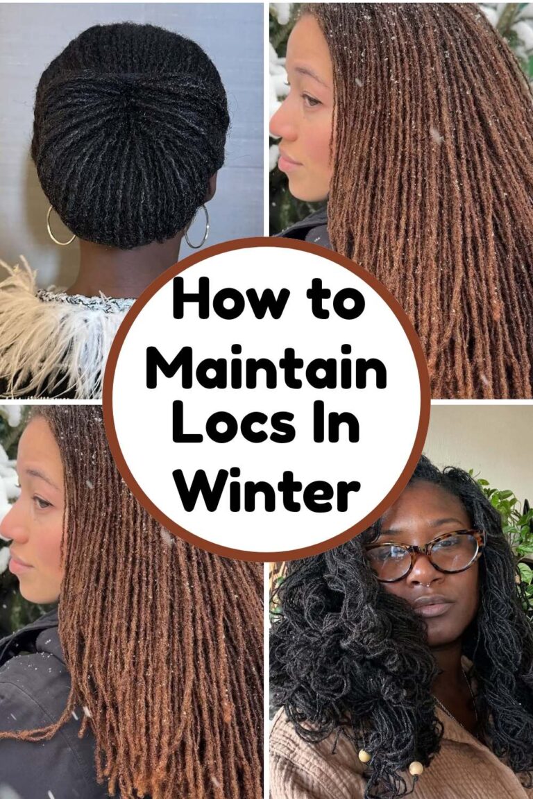 Four women on locs, out in winter