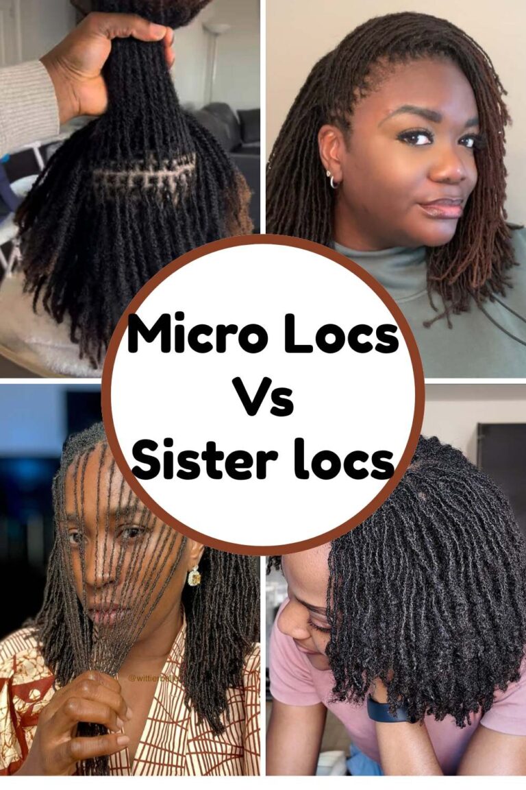 Two women on sisterlocs, two women on micro locs