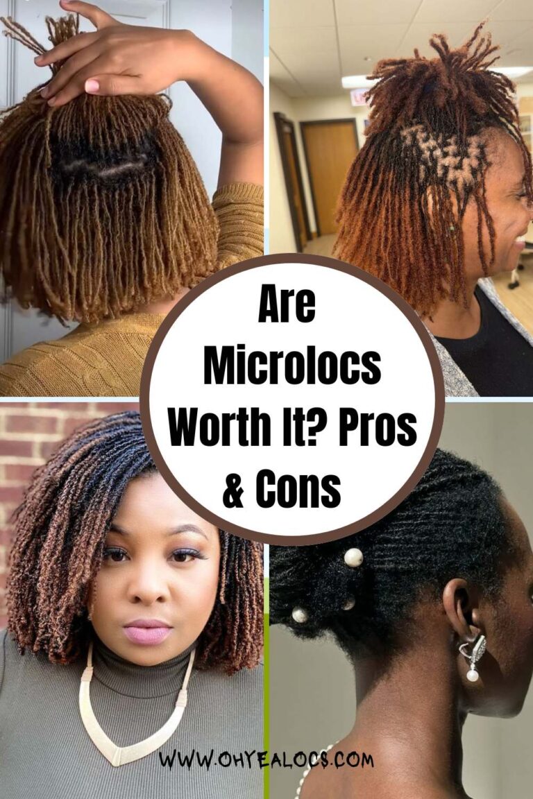 Women on microlocs hairstyles