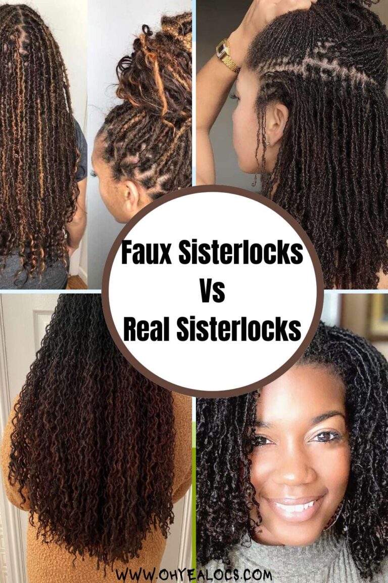 Two women on faux locks, two women on real sisterlocks