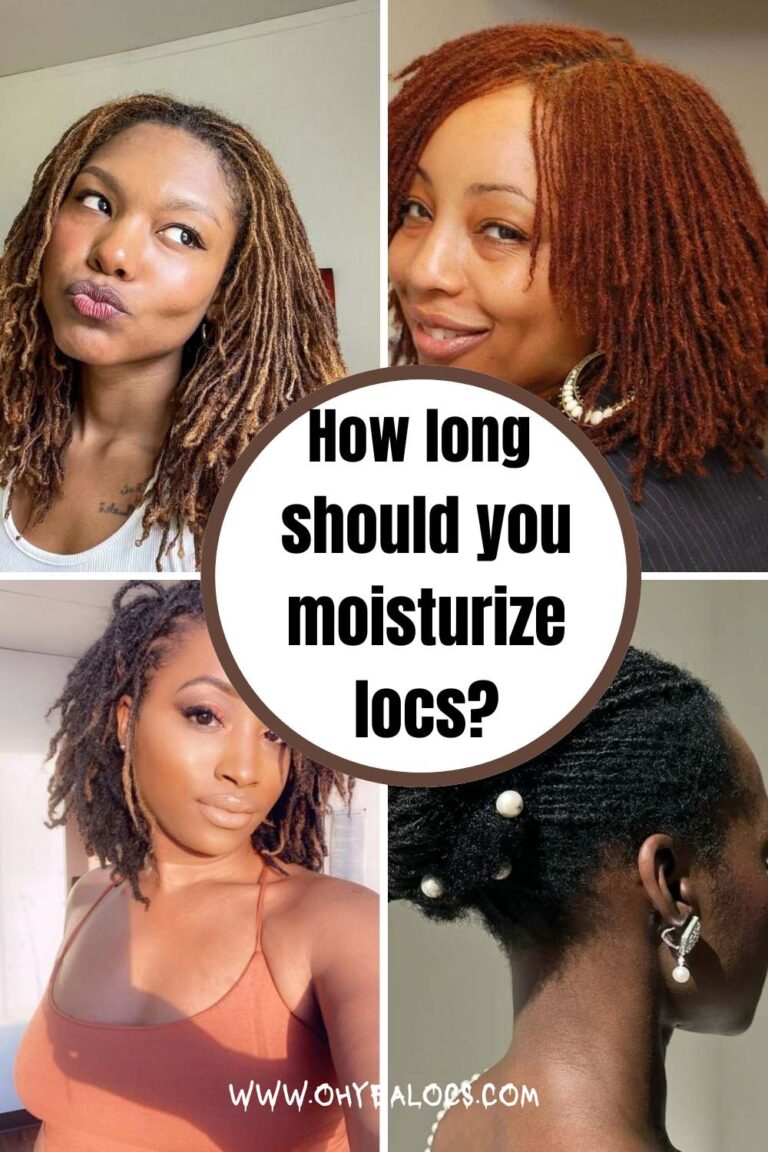 How long should you moisturize locs?