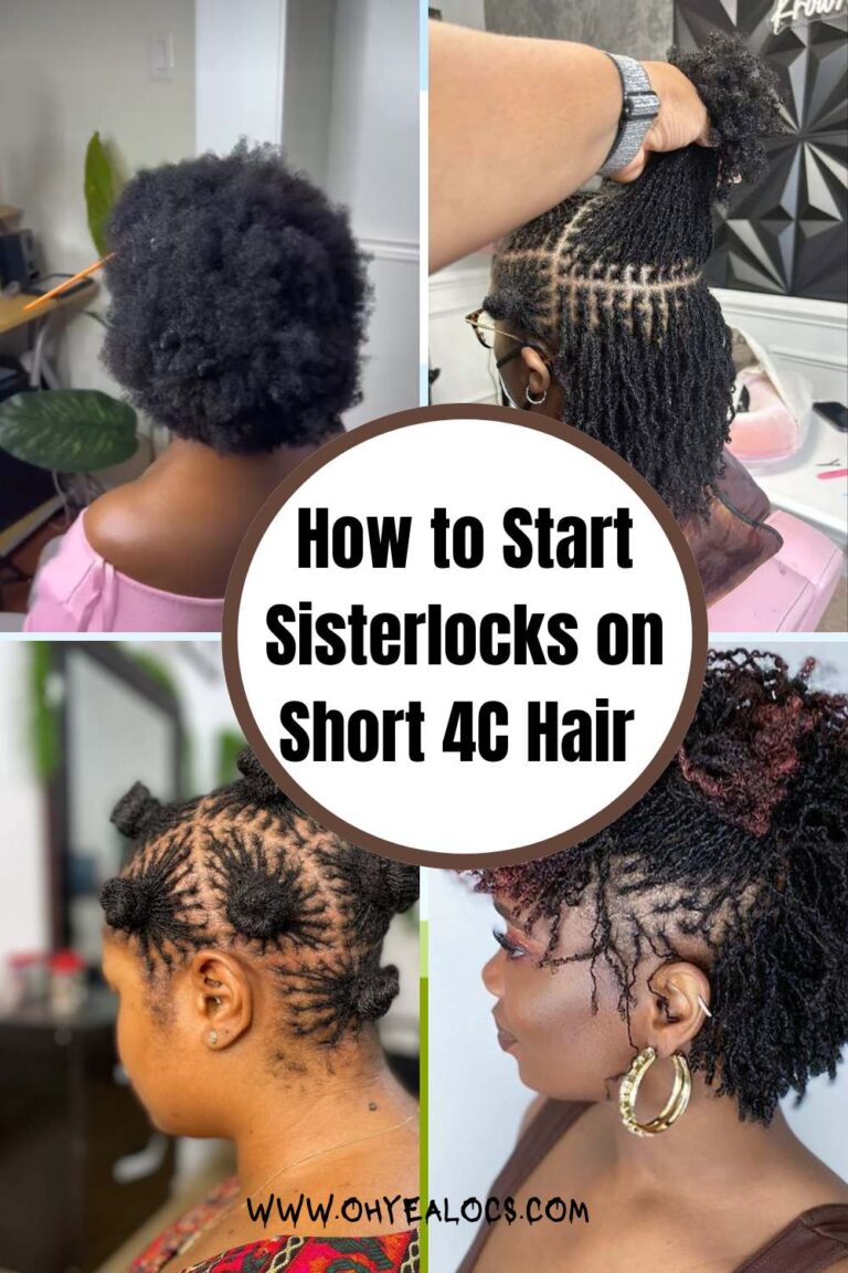 How to Start Sisterlocks on Short 4C Hair 