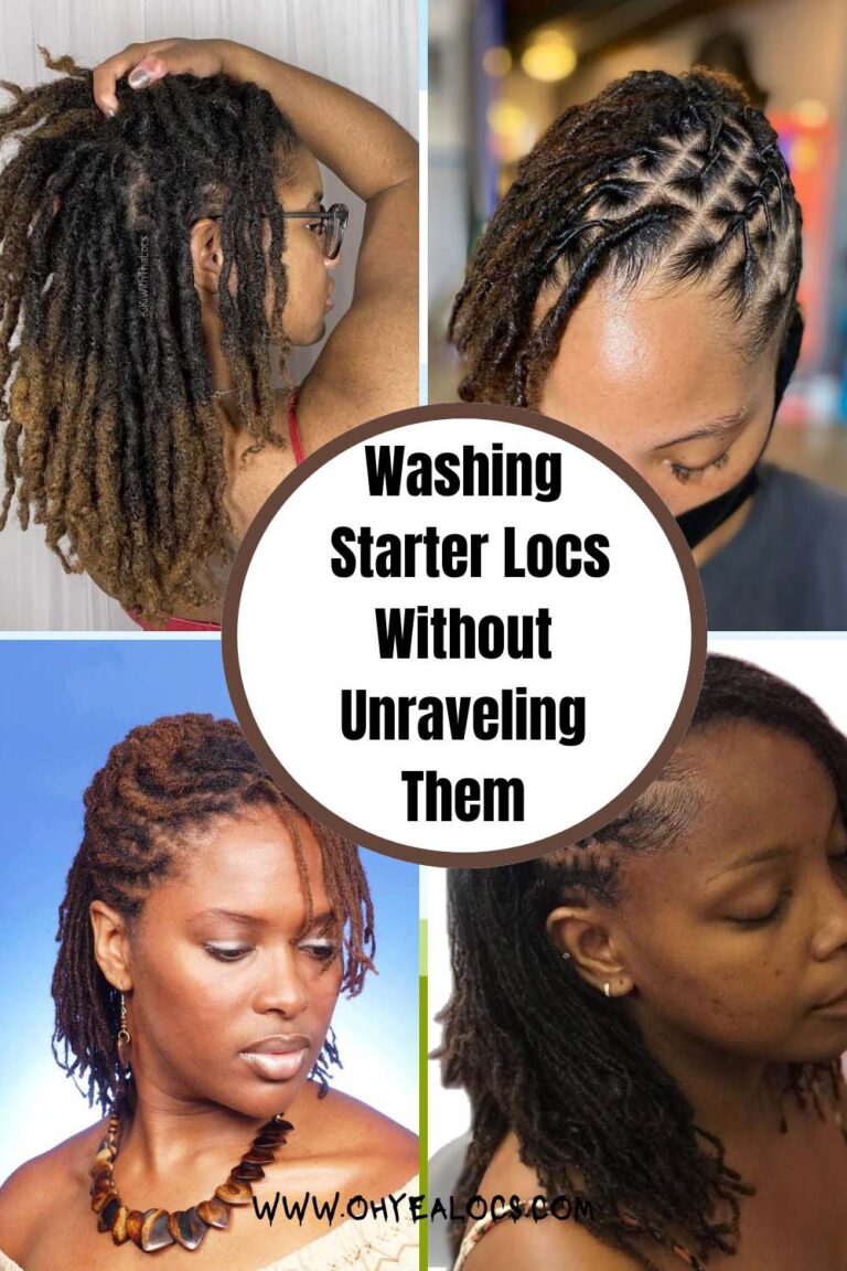 How to Wash Starter Locs Without Unraveling Them