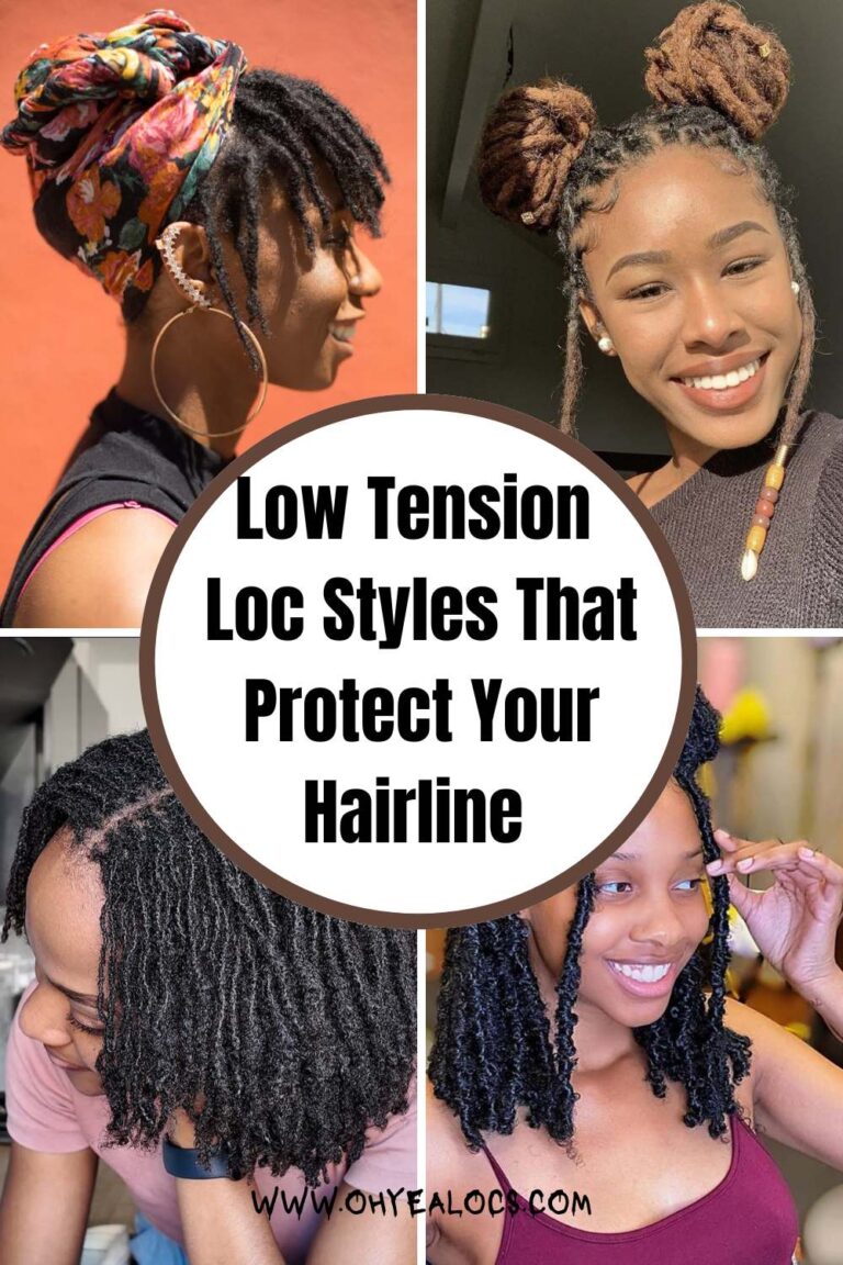Low Tension Loc Styles That Protect Your Hairline