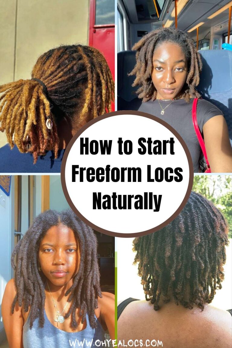 Four women on freeform locs