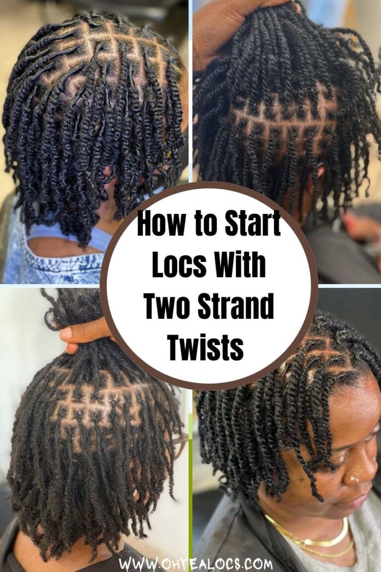 Four women on two strand twist starter locs