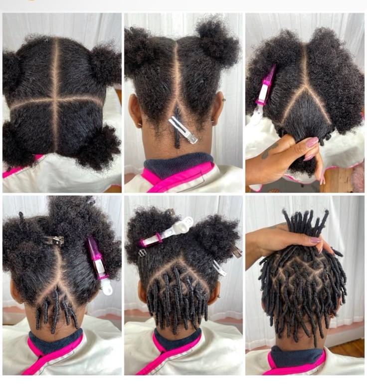 How to part your hair properly for starter locs