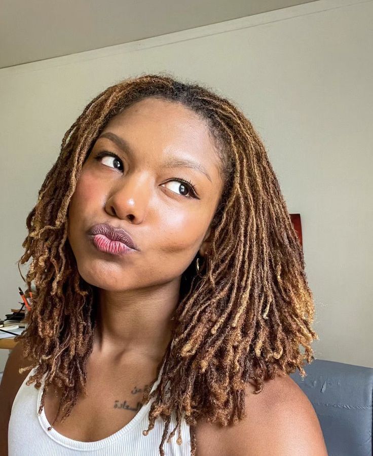 Simple polished locs