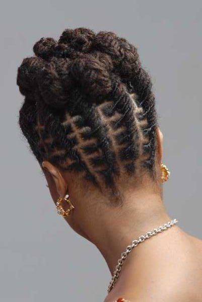 Twisted crown microlocs on a woman