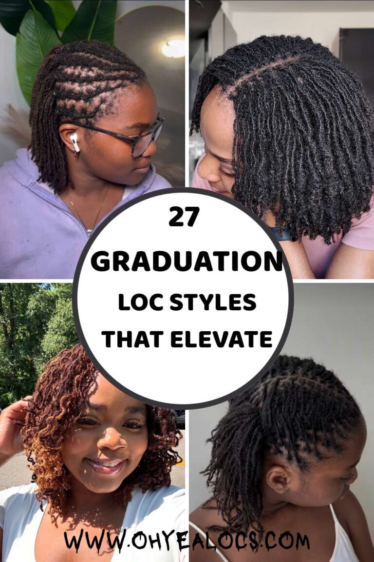 4 LOCS IMAGES WITH A TEXT OVERLAY, 27 GRADUATION LOC STYLES THAT ELEVATE