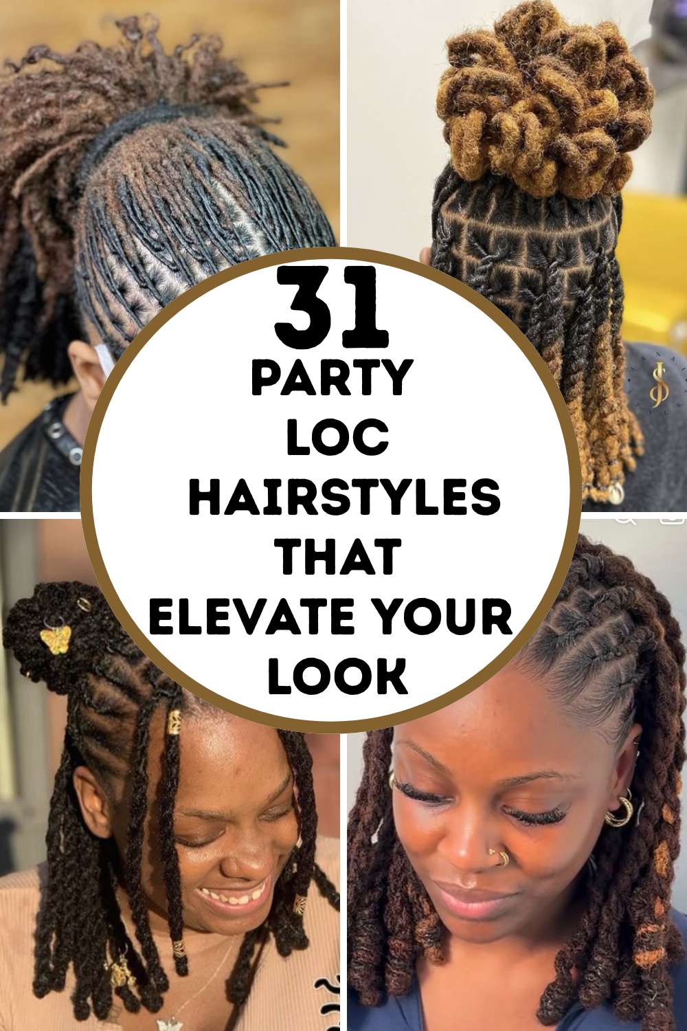 31 Party Loc Hairstyles That Elevate Your Look