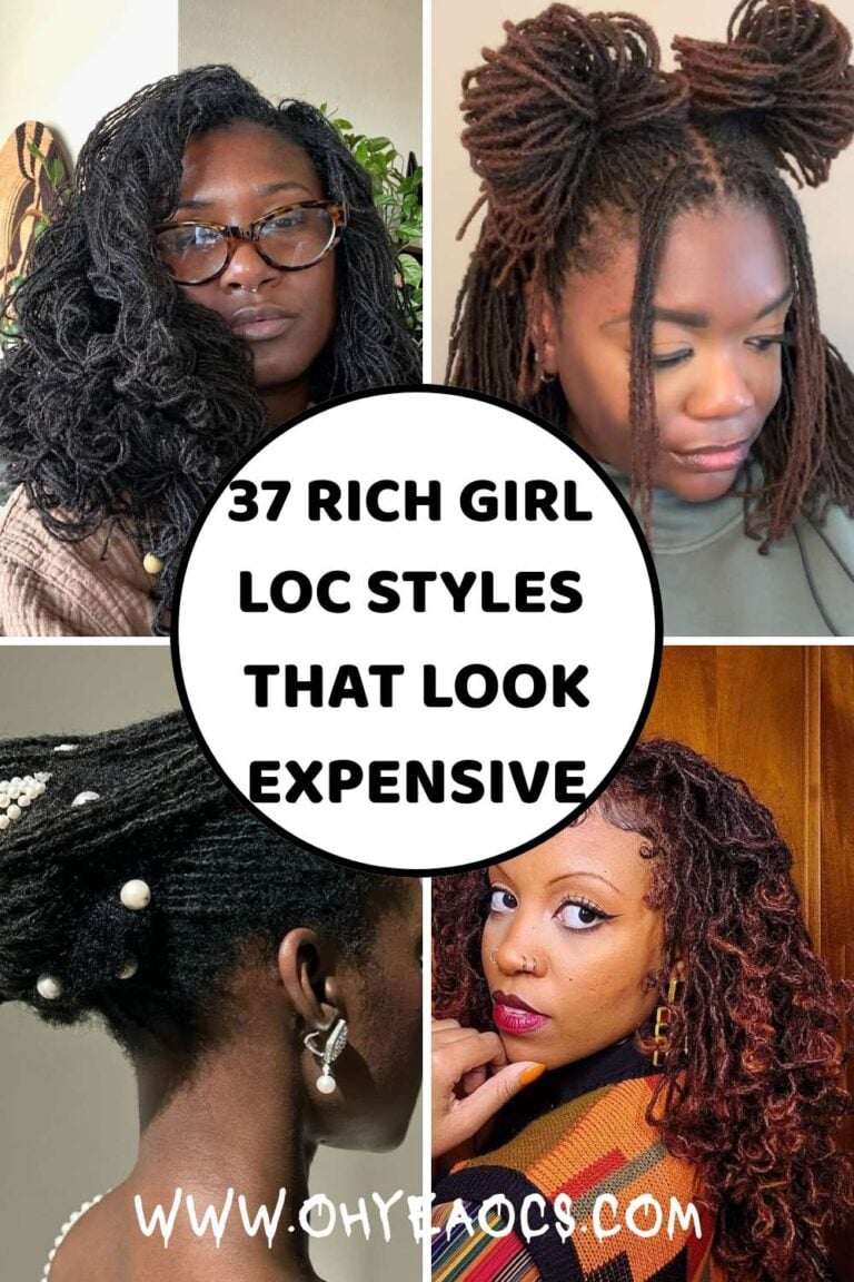 4 LOCS IMAGES WITH A DESCRIPTION "37 RICH GIRL LOC STYLES THAT LOOK EXPENSIVE".