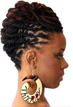 faux hawk locs