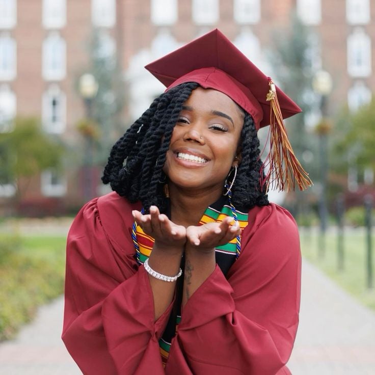 BRAIDRED LOCS UNDER GRADUATION LOCS 