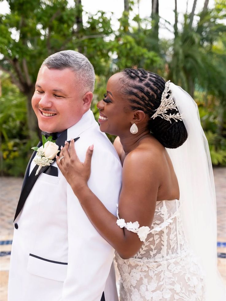 Cornrow Loc Bun Bridal Updo