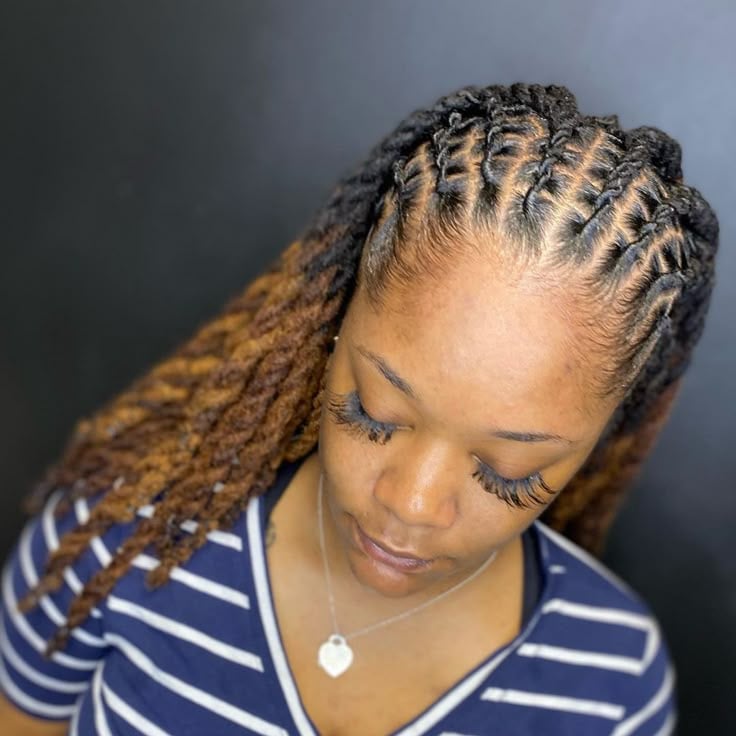 HALF FLAT TWIST WITH ROPE TWIST