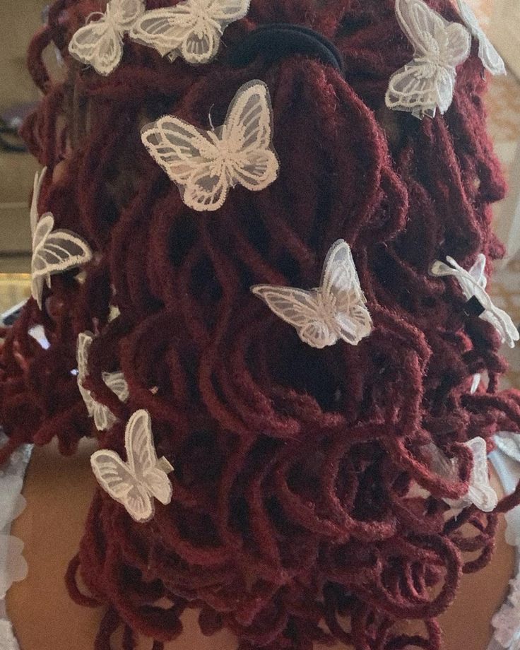 Butterfly Accessories on Locs