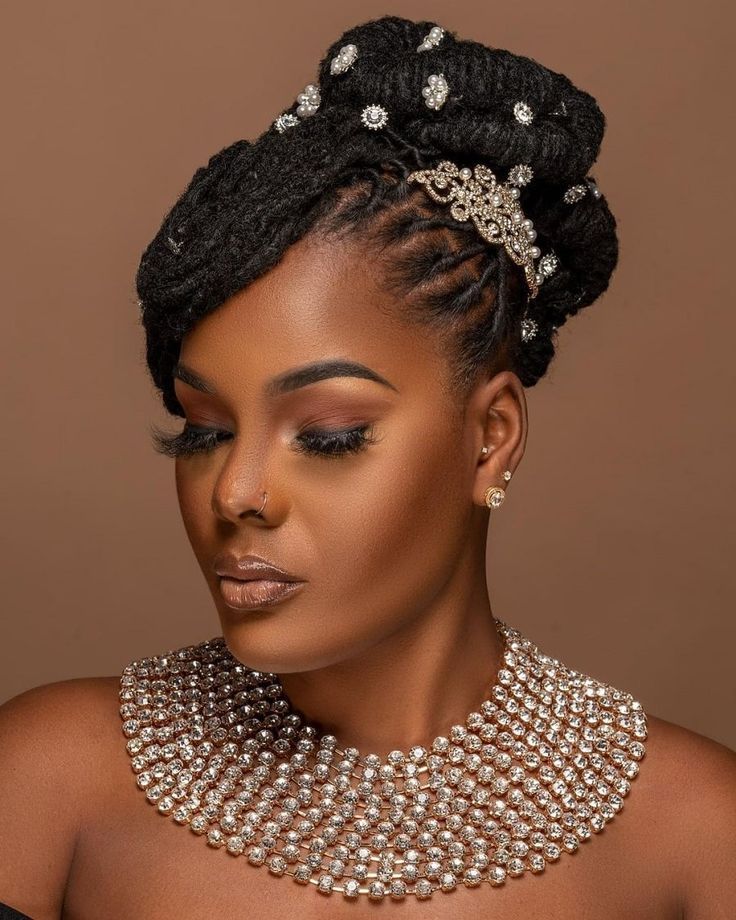 Pearl-Accented Bridal Bun