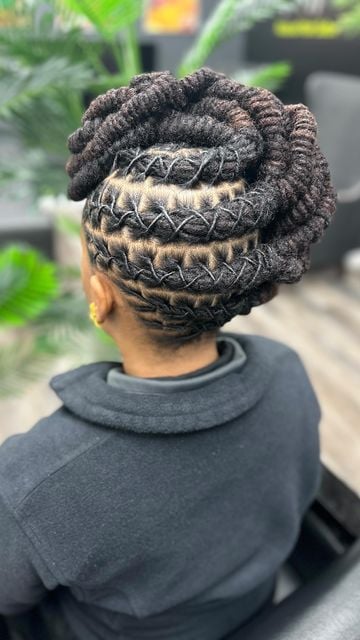 Barrel Roll Updo
