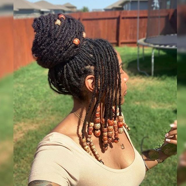 Beaded Loc Style