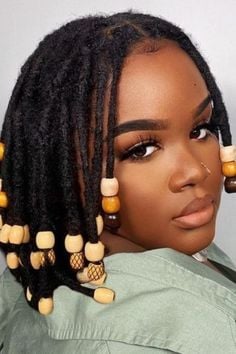 Beaded Loc Style