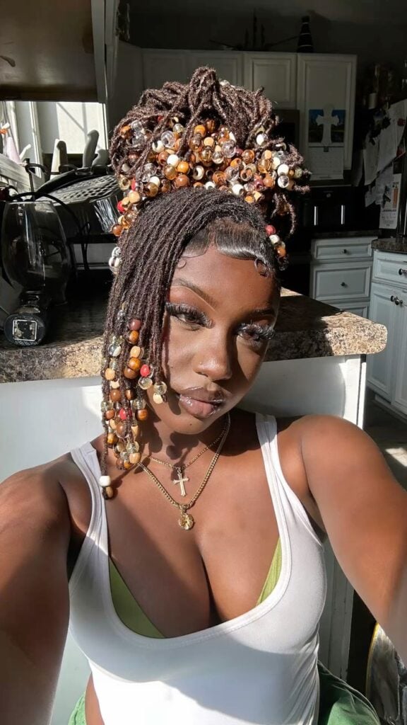  Birthday Bun with Beads