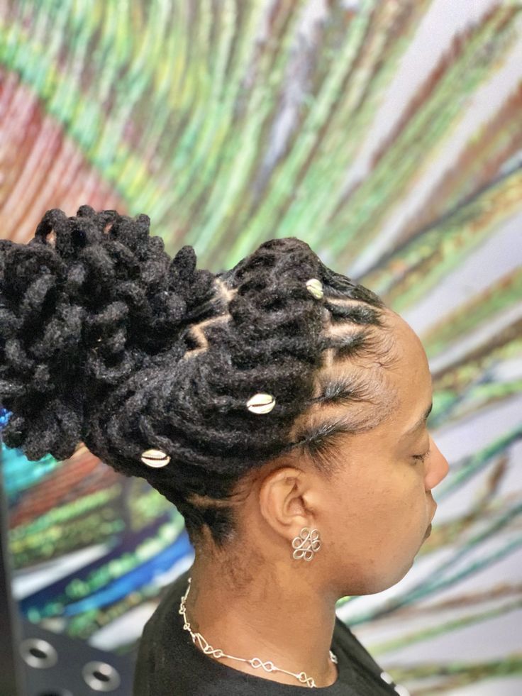 Crown Loc Updo