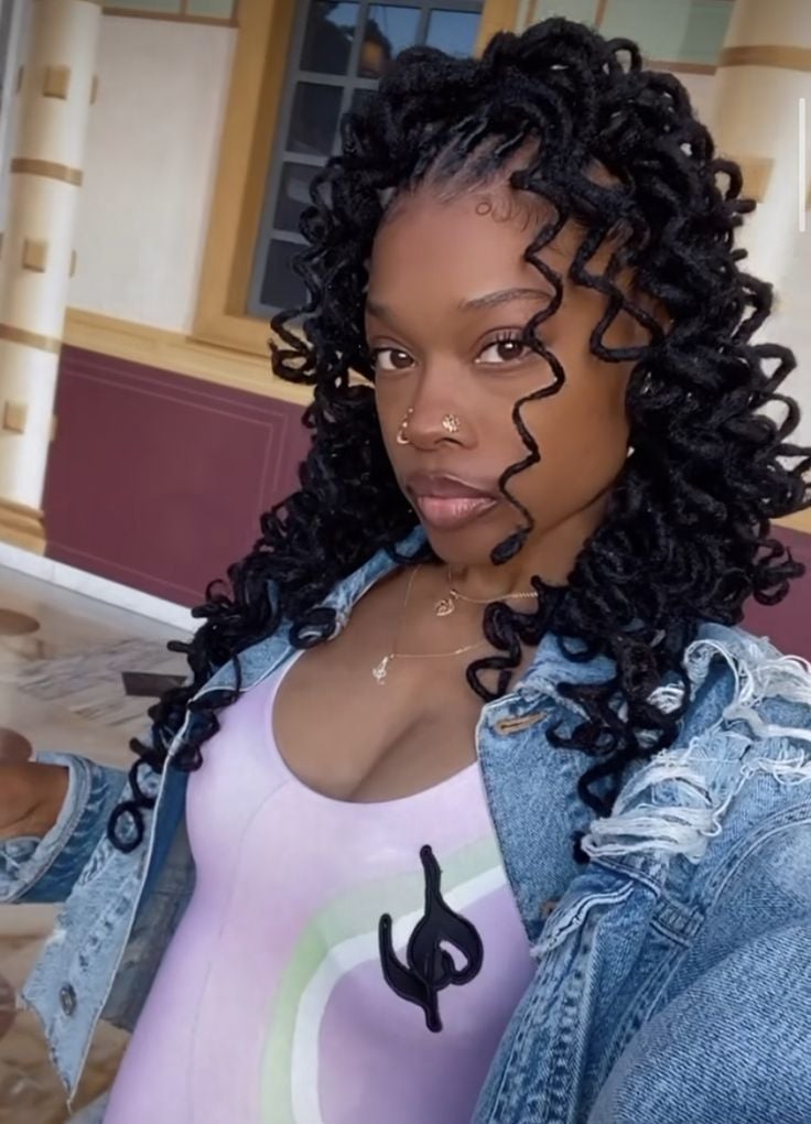 Curly Loc Style