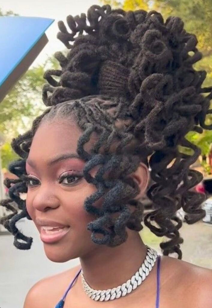 Fancy Birthday Ponytail