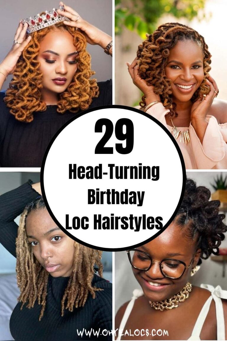 Head-Turning Birthday Loc Hairstyles That Photograph Beautifully