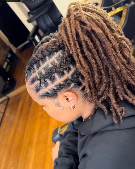  High Loc Ponytail