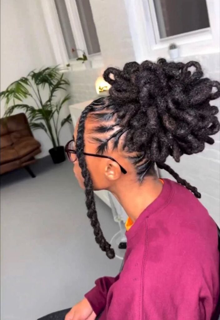  Layered Loc Updo