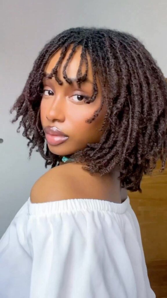 Layered Shoulder-Length Locs