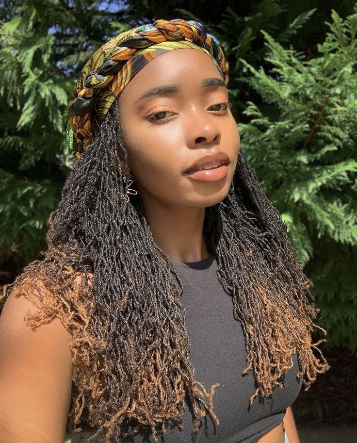 PROTECTED LOCS UNDER SCARF