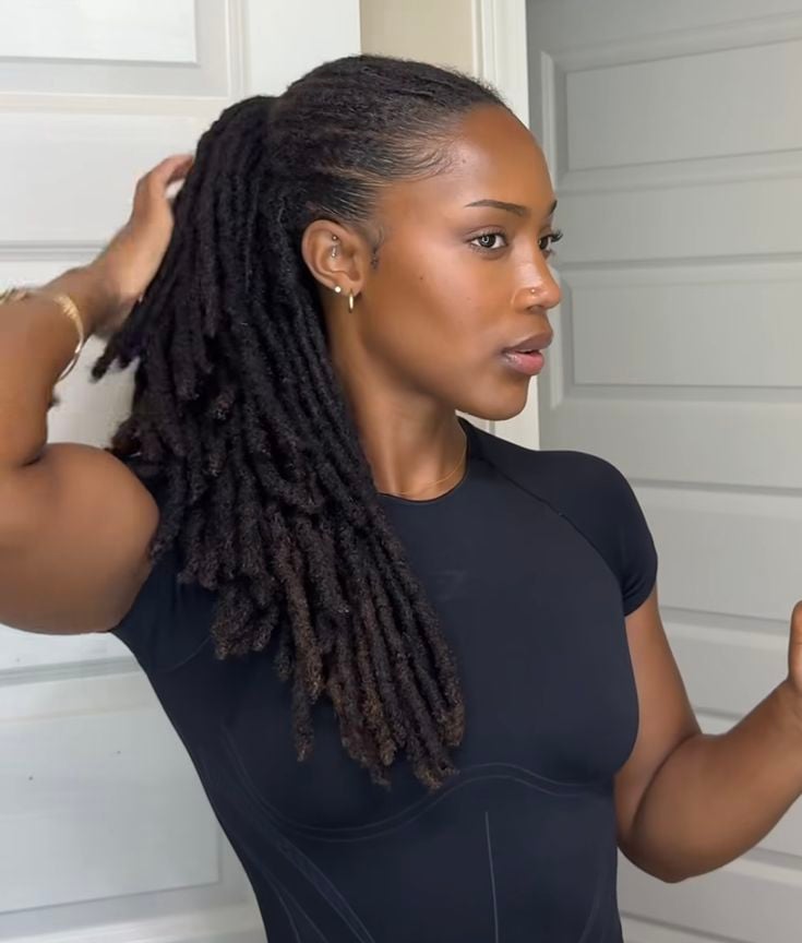Sleek Loc Ponytail