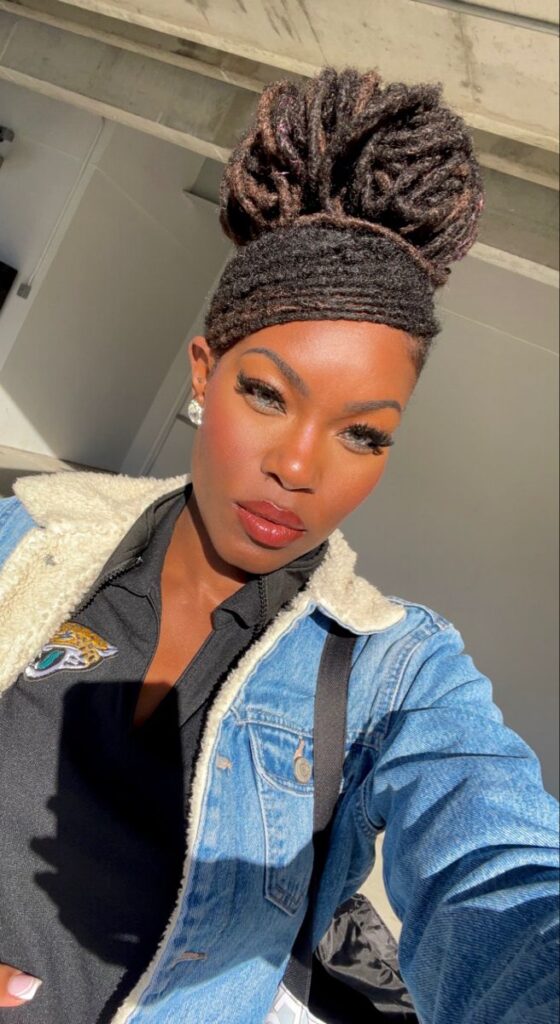 Twisted Loc Updo