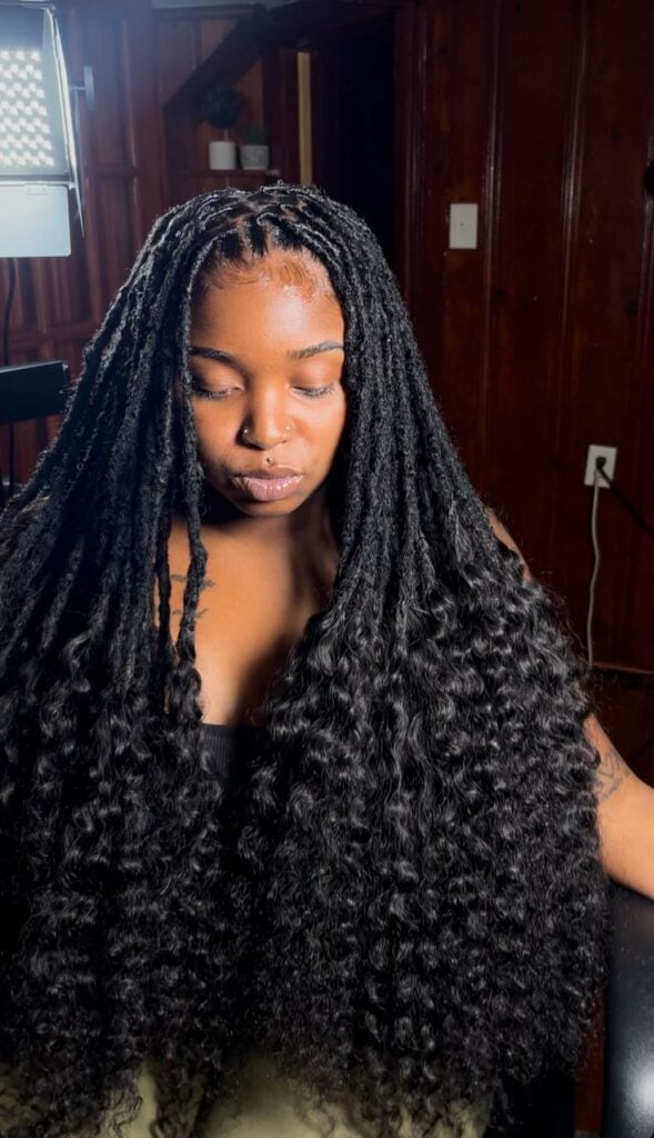 Bohemian Curly Locs