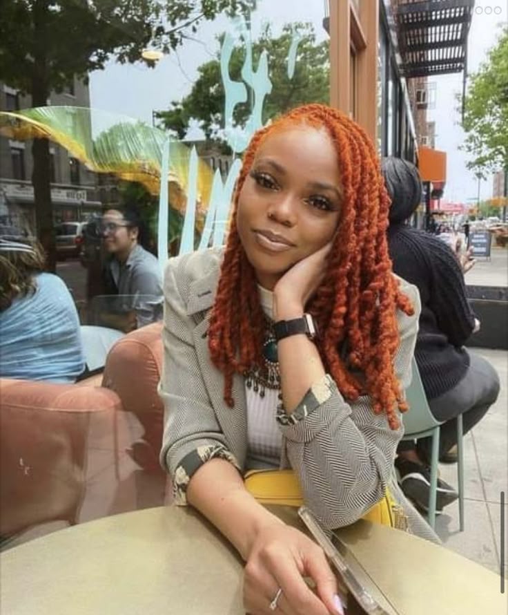  Braided Crown Loc Style