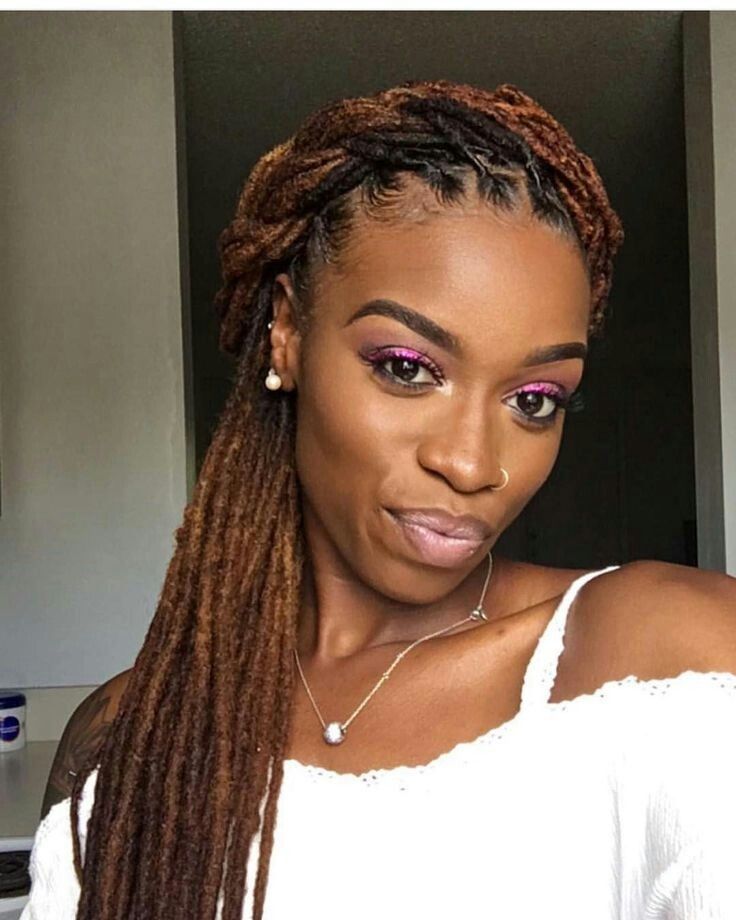 Braided Crown Locs