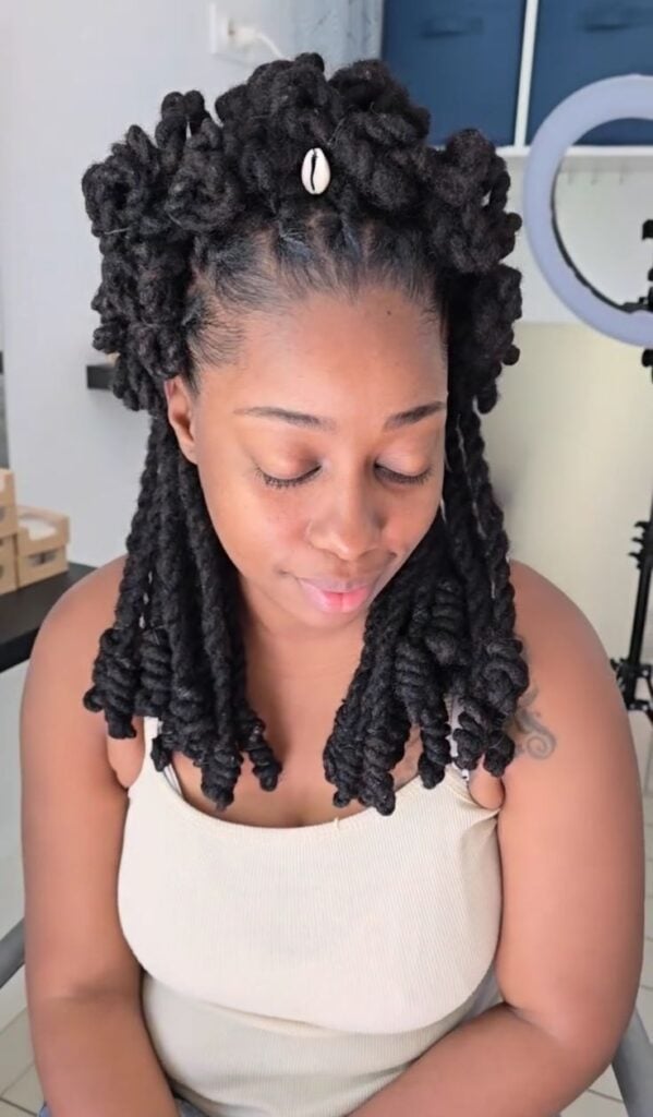 Braided Effect Loc Crown