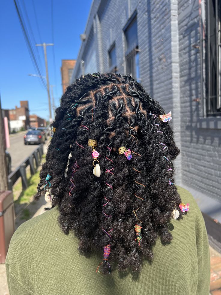 Bridal Locs with Baby's Breath