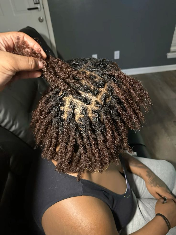 Brown starter locs