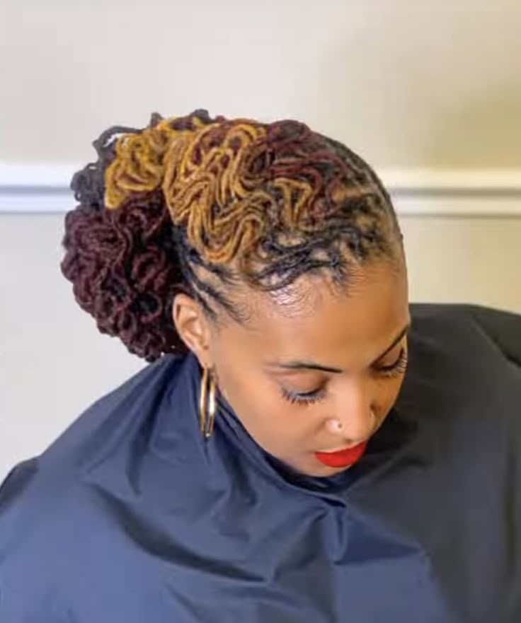 Classic French Roll with Locs