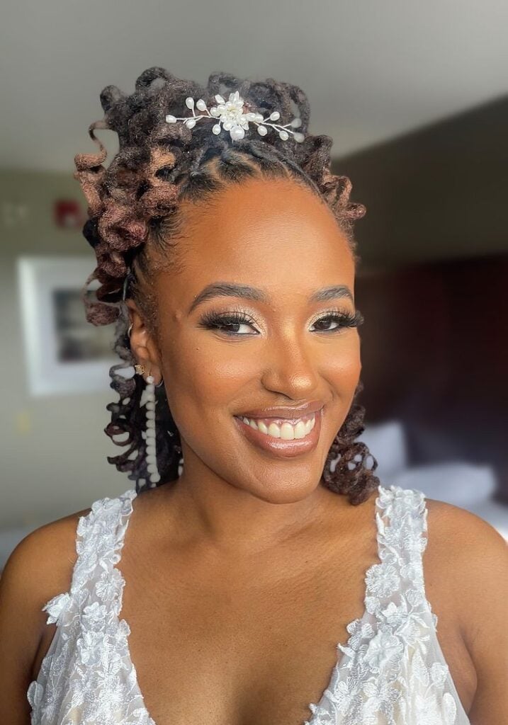 Gorgeous Bridal Loc Hairstyles That Feel Timeless