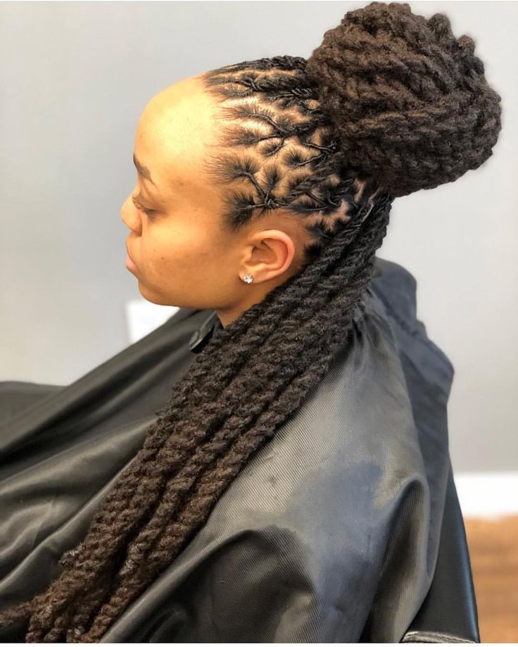 Jumbo Rope Twist Updo